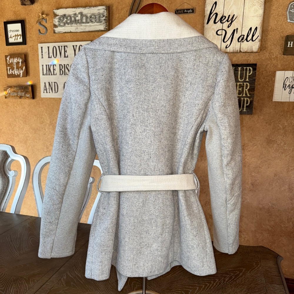 Bcbgeneration Wool Blend Two Toned Jacket In Grey… - image 3